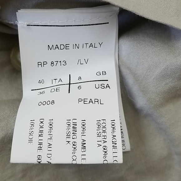 Rick Owens Biker Leather Blistered Sleeveless Vest In Pearl Size 6 - Picture 14 of 15